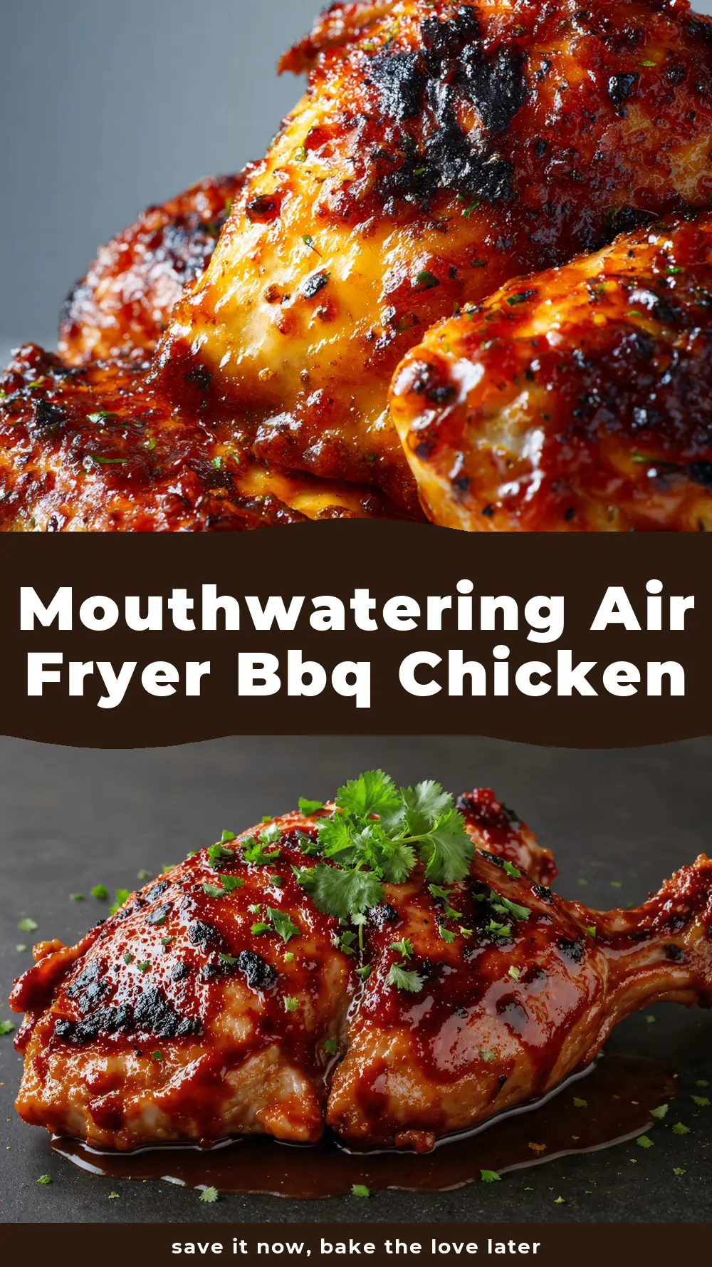 Save Mouthwatering Air Fryer BBQ Chicken to Pinterest