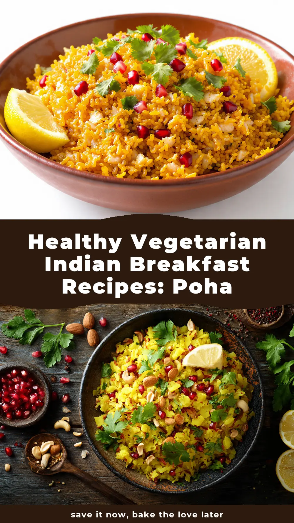 Save Healthy Vegetarian Indian Breakfast Recipes: Poha to Pinterest
