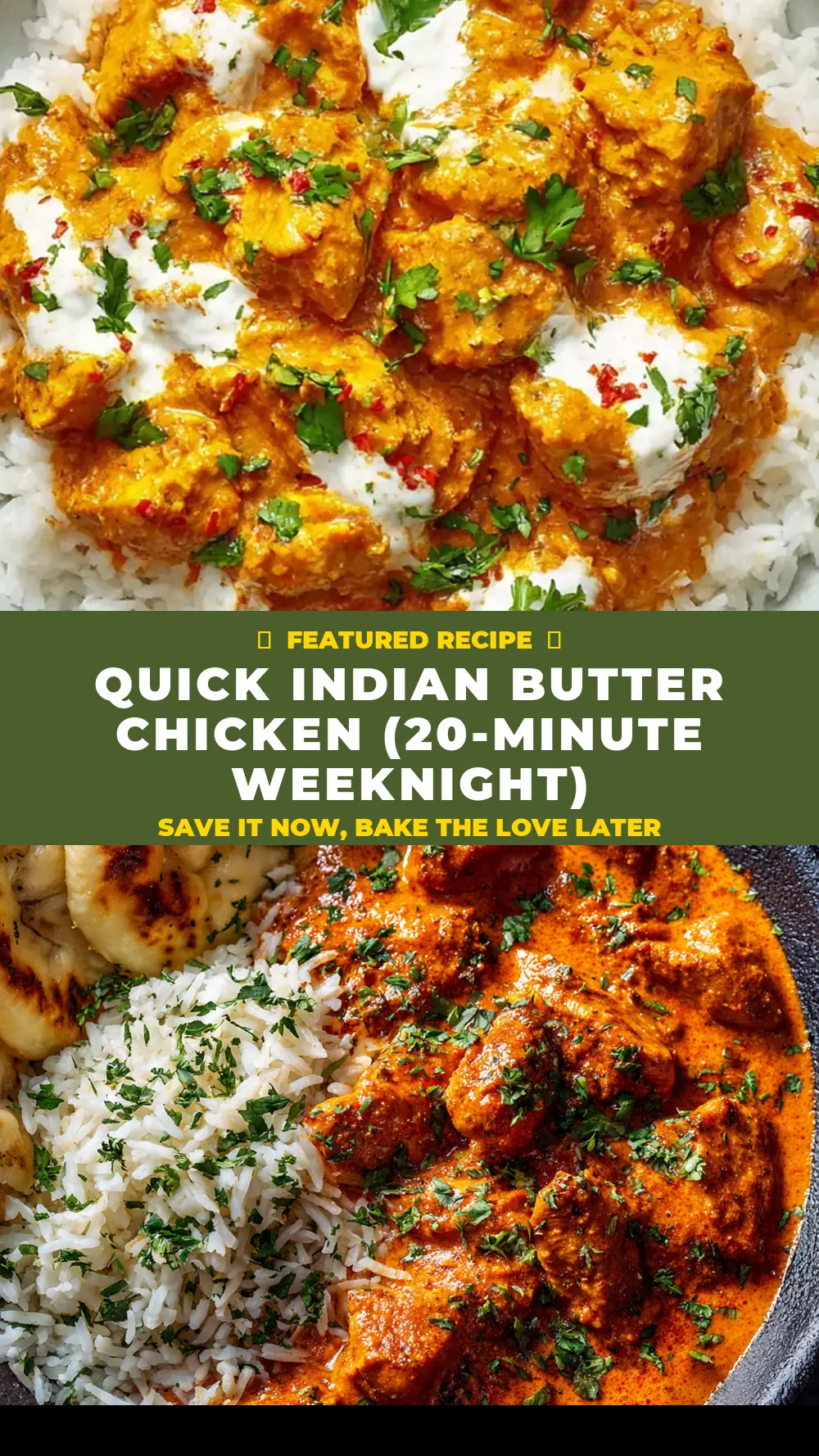 Save Quick Indian Butter Chicken (20-Minute Weeknight) to Pinterest