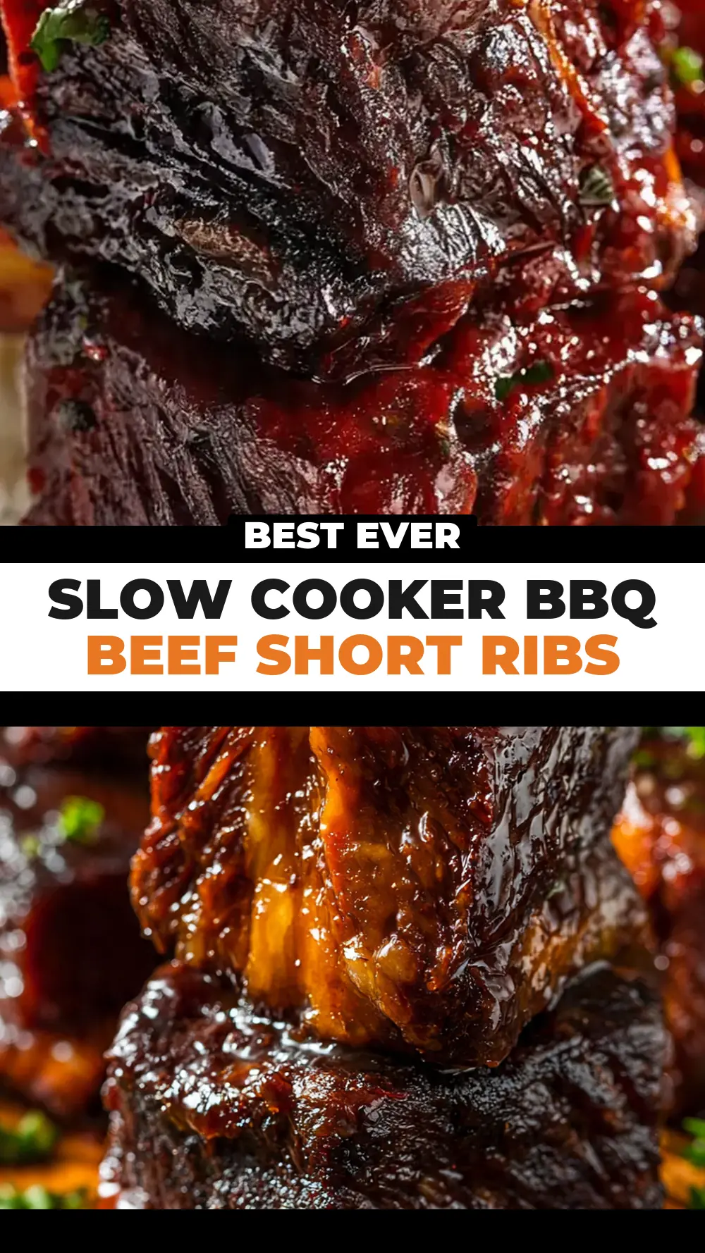 Save Slow Cooker BBQ Beef Short Ribs to Pinterest