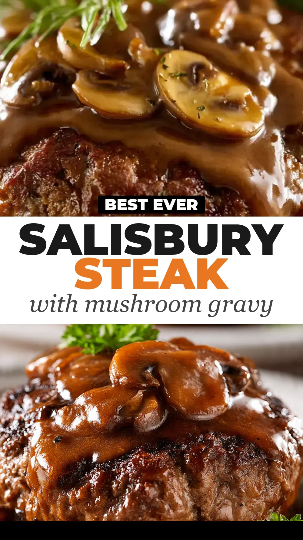 Save Salisbury Steak with Mushroom Gravy to Pinterest