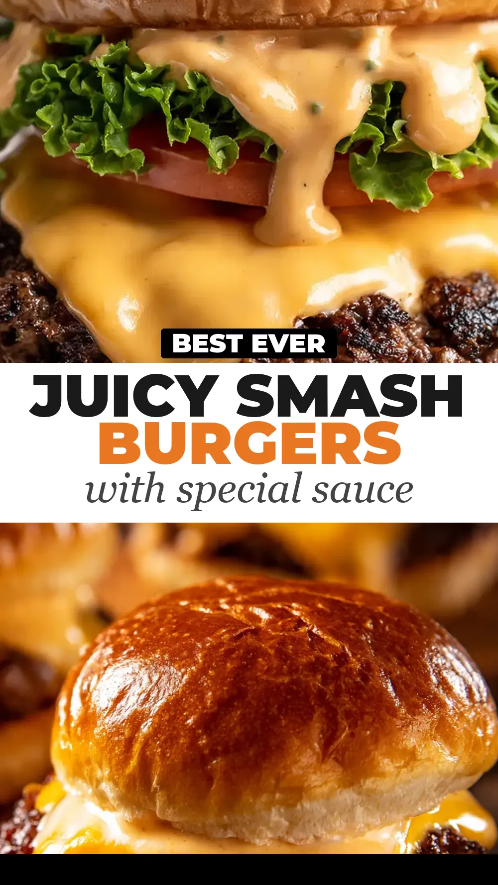 Save Juicy Smash Burgers with Special Sauce to Pinterest