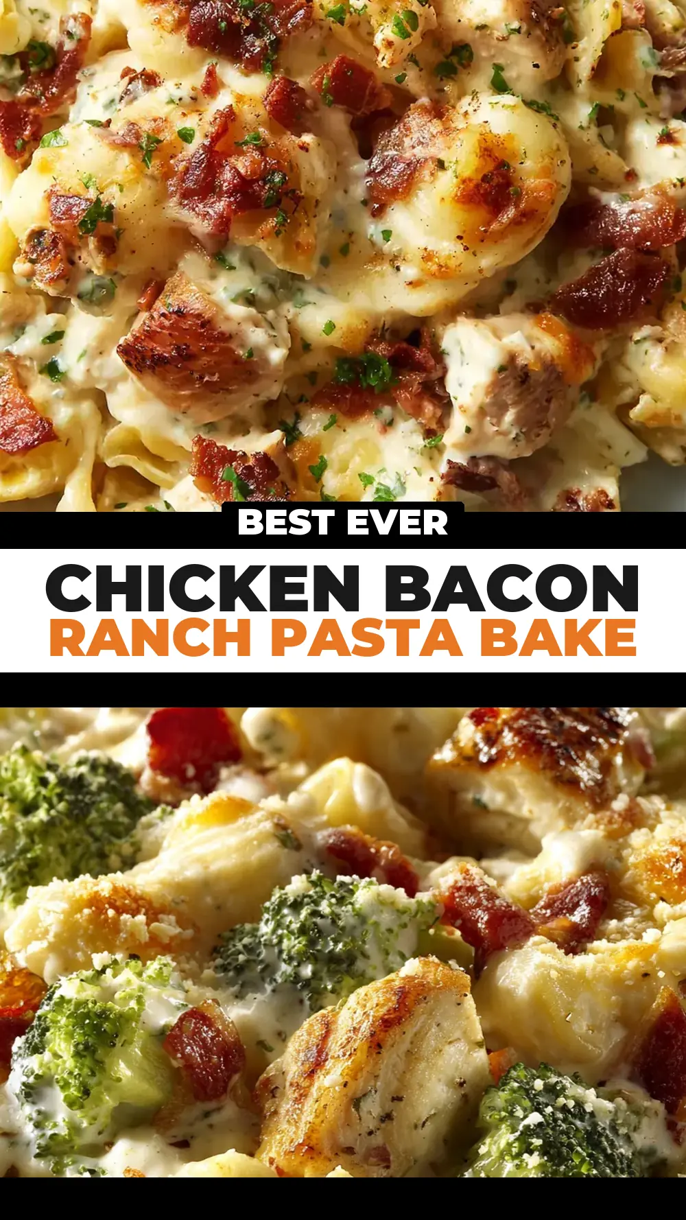 Save Chicken Bacon Ranch Pasta Bake to Pinterest