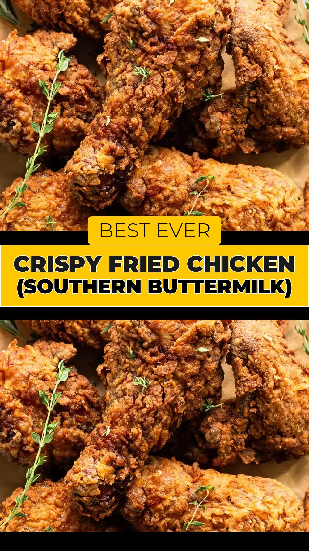 Save Crispy Fried Chicken (Southern Buttermilk) to Pinterest