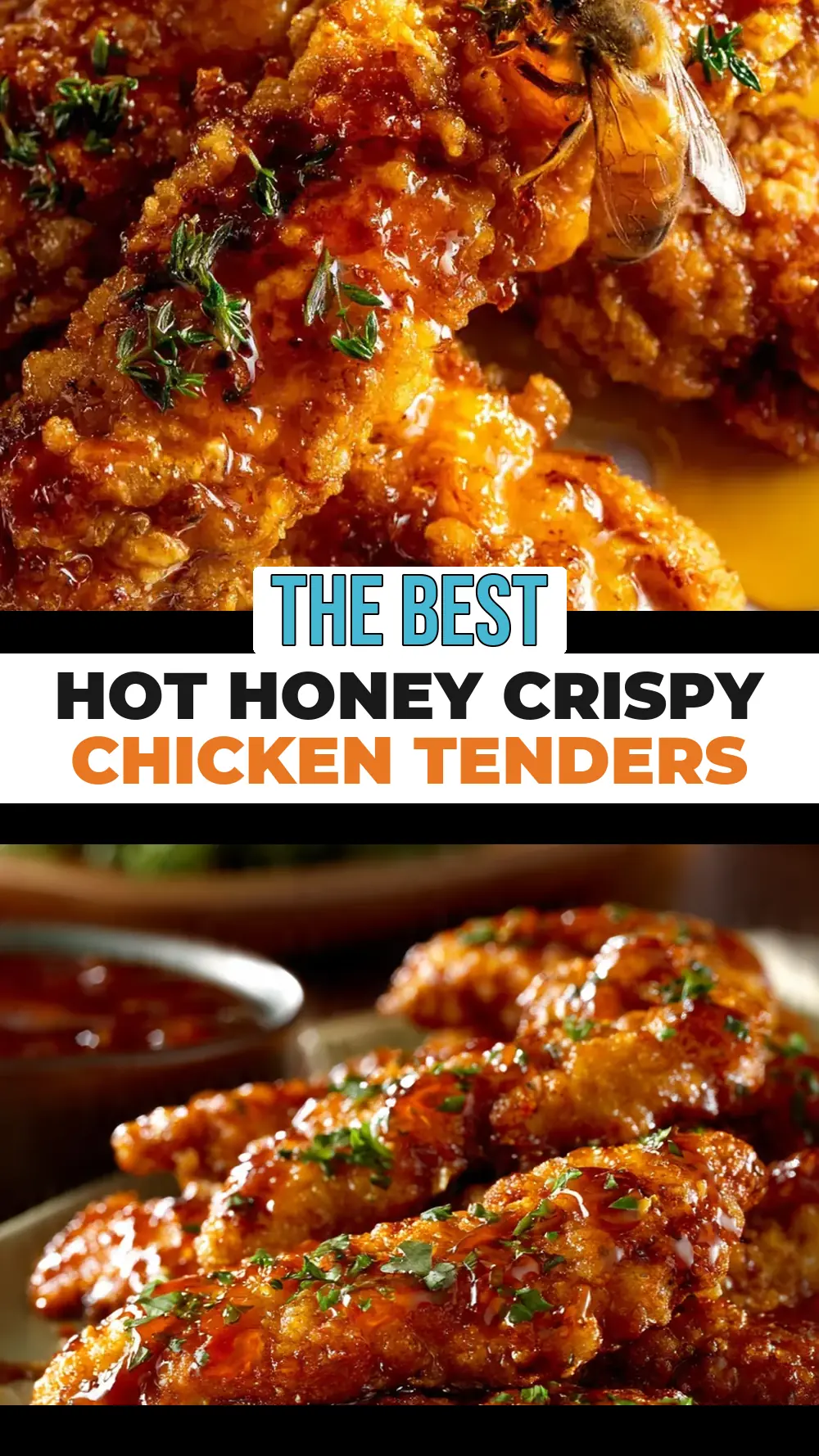 Save Hot Honey Crispy Chicken Tenders to Pinterest