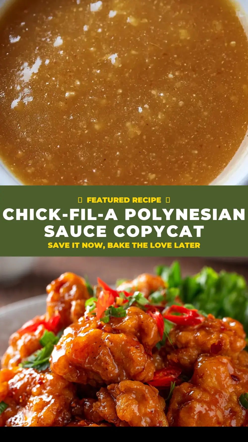 Save Chick-fil-A Polynesian Sauce Copycat to Pinterest