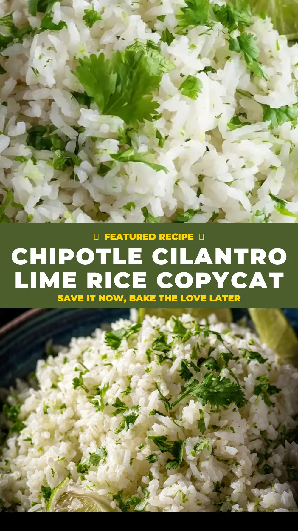 Save Chipotle Cilantro Lime Rice Copycat to Pinterest