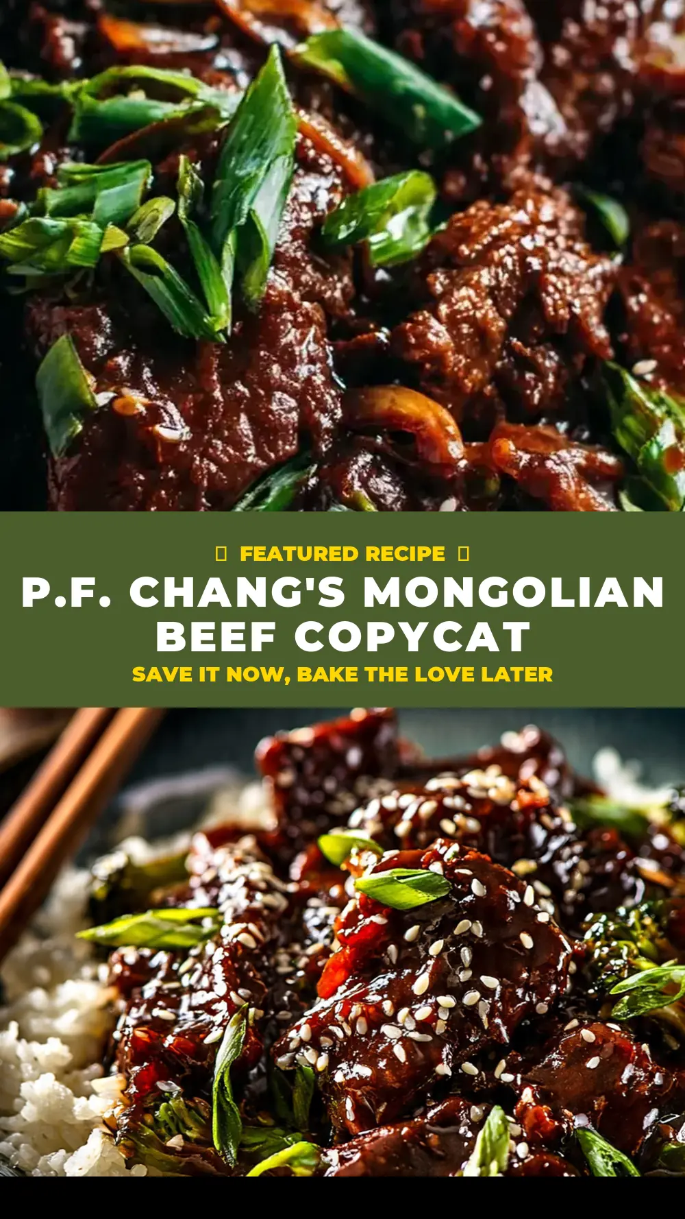 Save P.F. Chang's Mongolian Beef Copycat to Pinterest