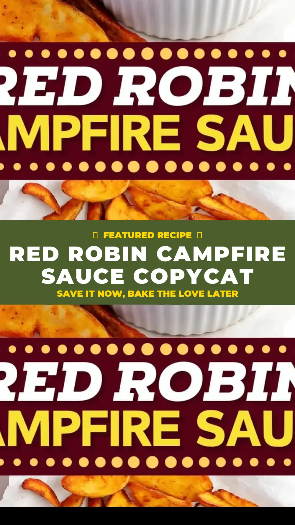 Save Red Robin Campfire Sauce Copycat to Pinterest