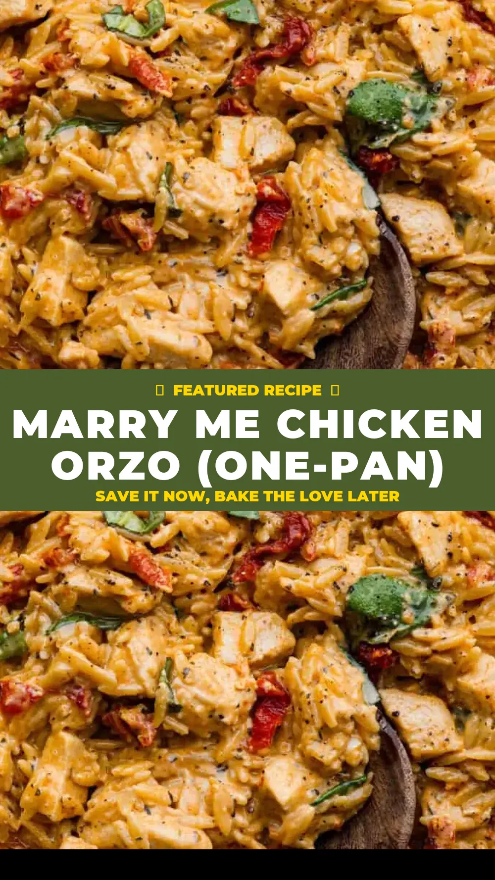 Save Marry Me Chicken Orzo (One-Pan) to Pinterest