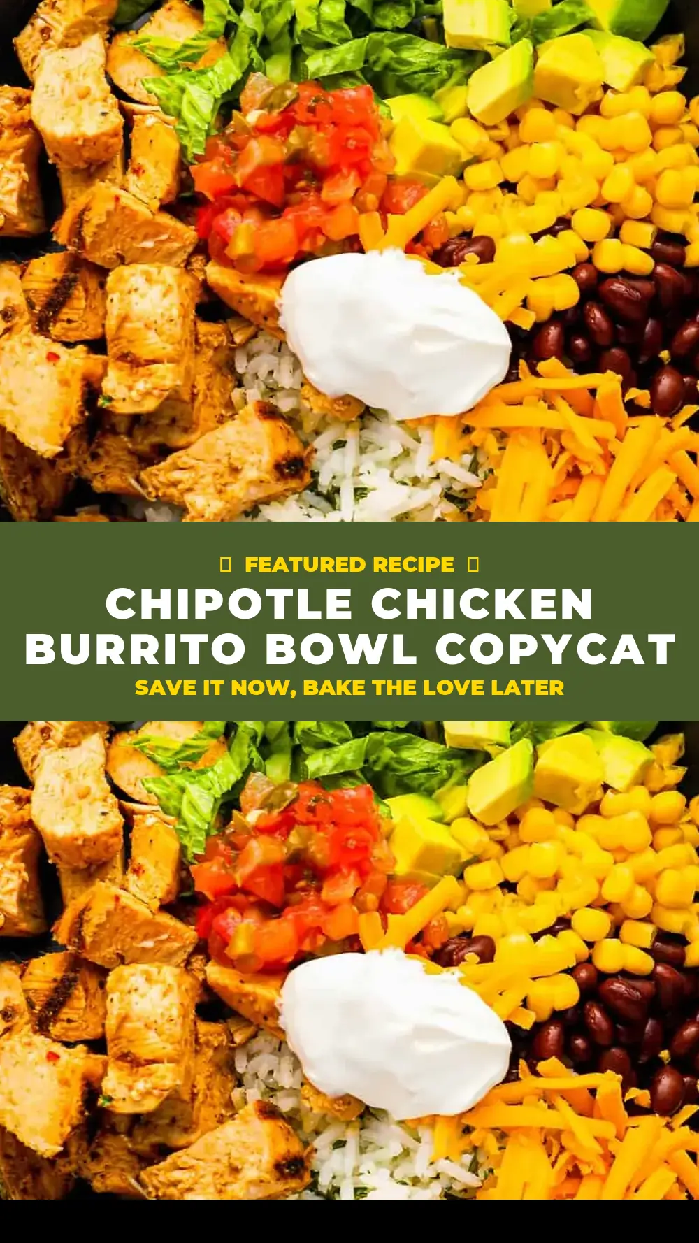 Save Chipotle Chicken Burrito Bowl Copycat to Pinterest