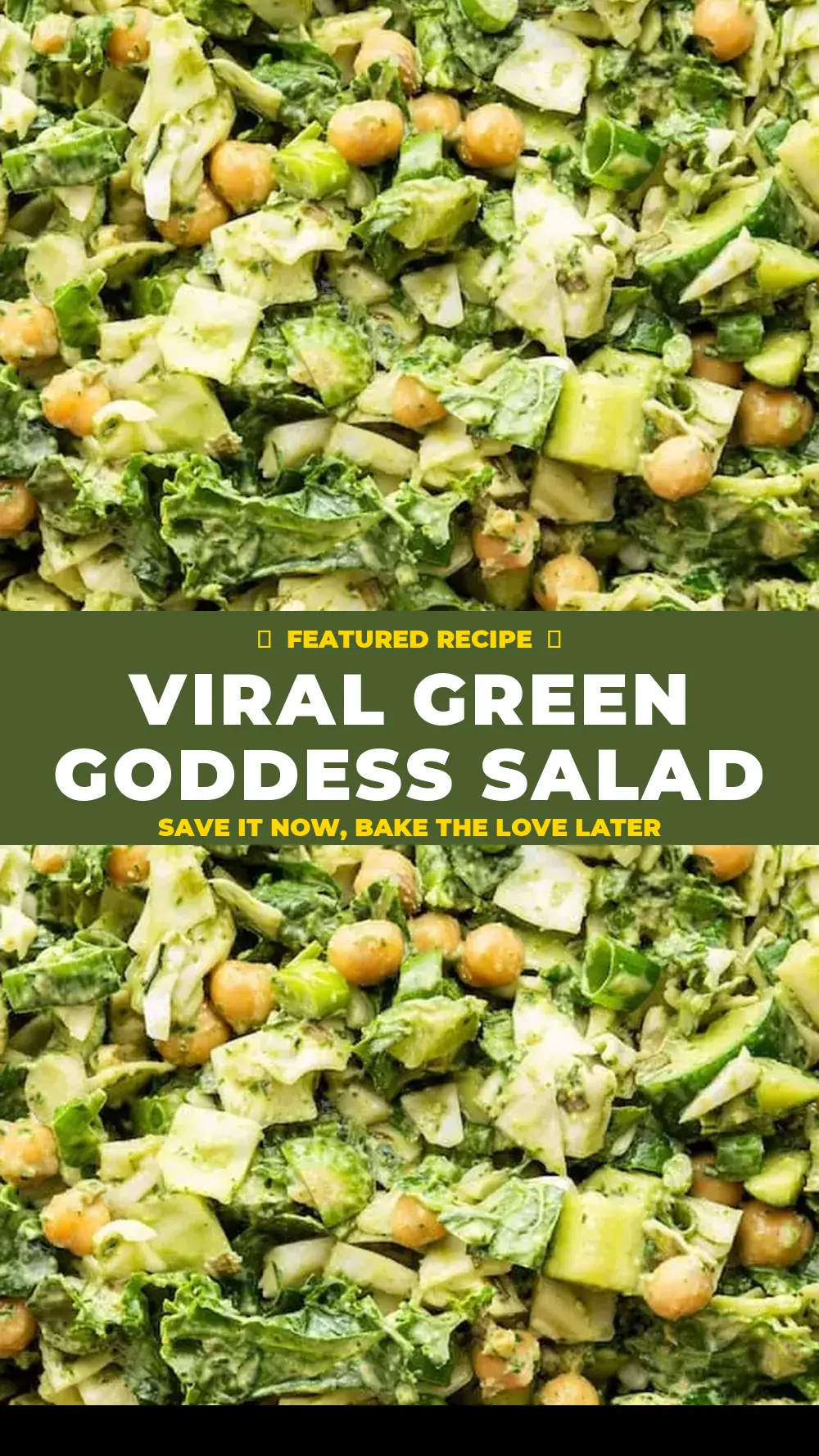 Save Viral Green Goddess Salad to Pinterest