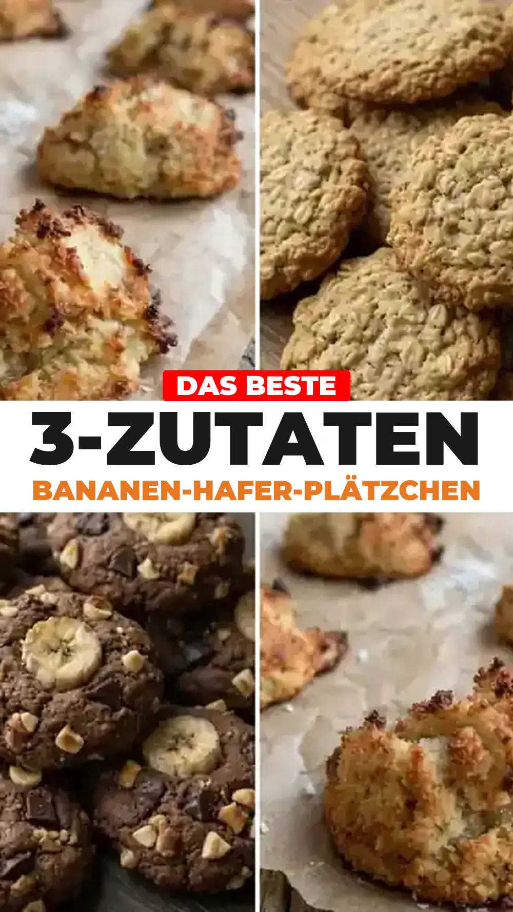 Save 3-Zutaten Bananen-Hafer-Plätzchen to Pinterest