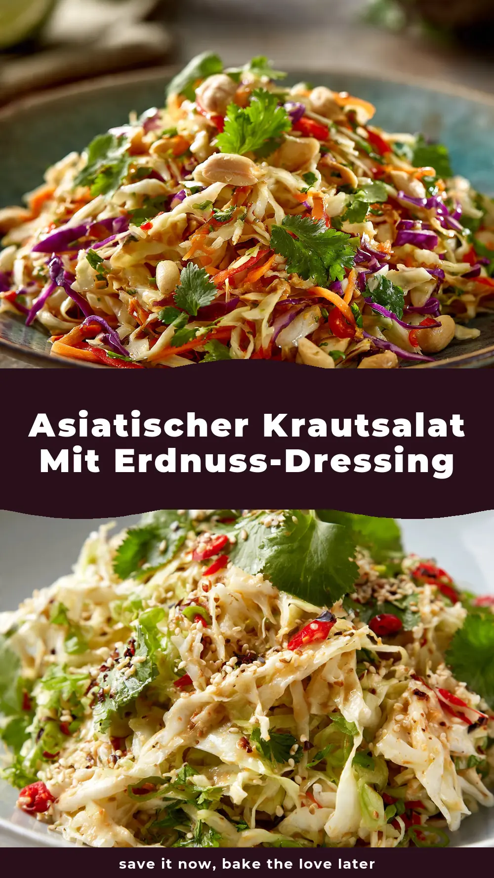 Save Asiatischer Krautsalat mit Erdnuss-Dressing to Pinterest