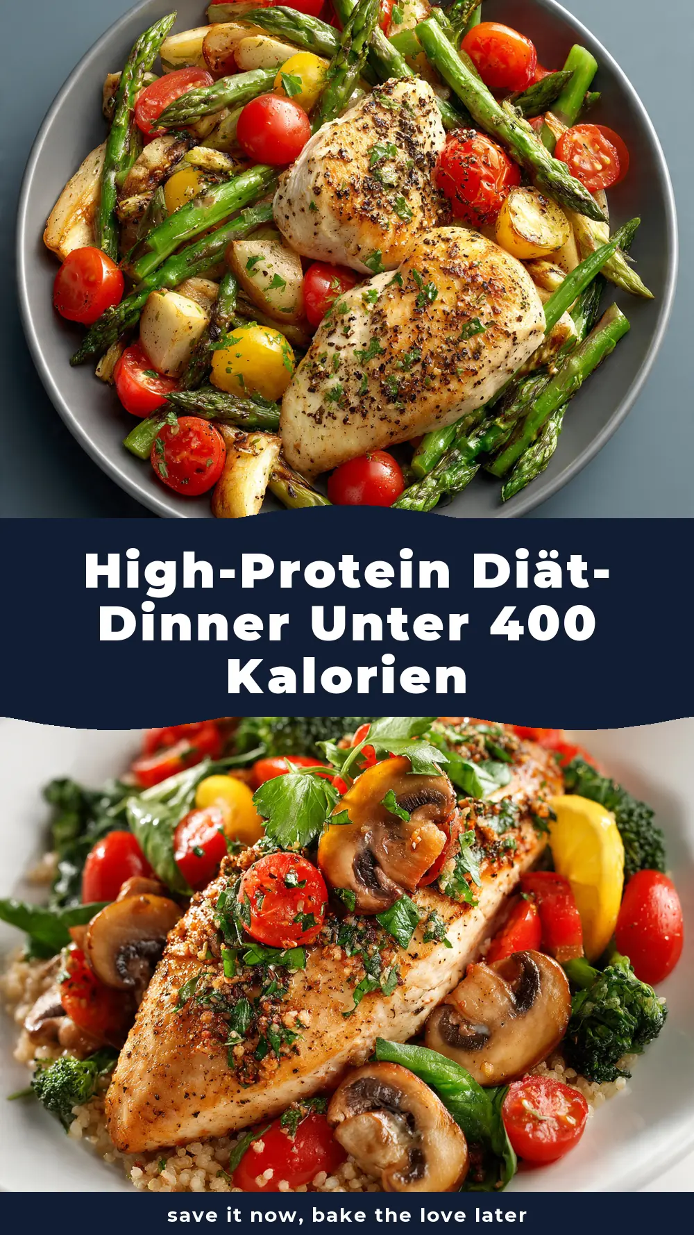 Save High-Protein Diät-Dinner unter 400 Kalorien to Pinterest