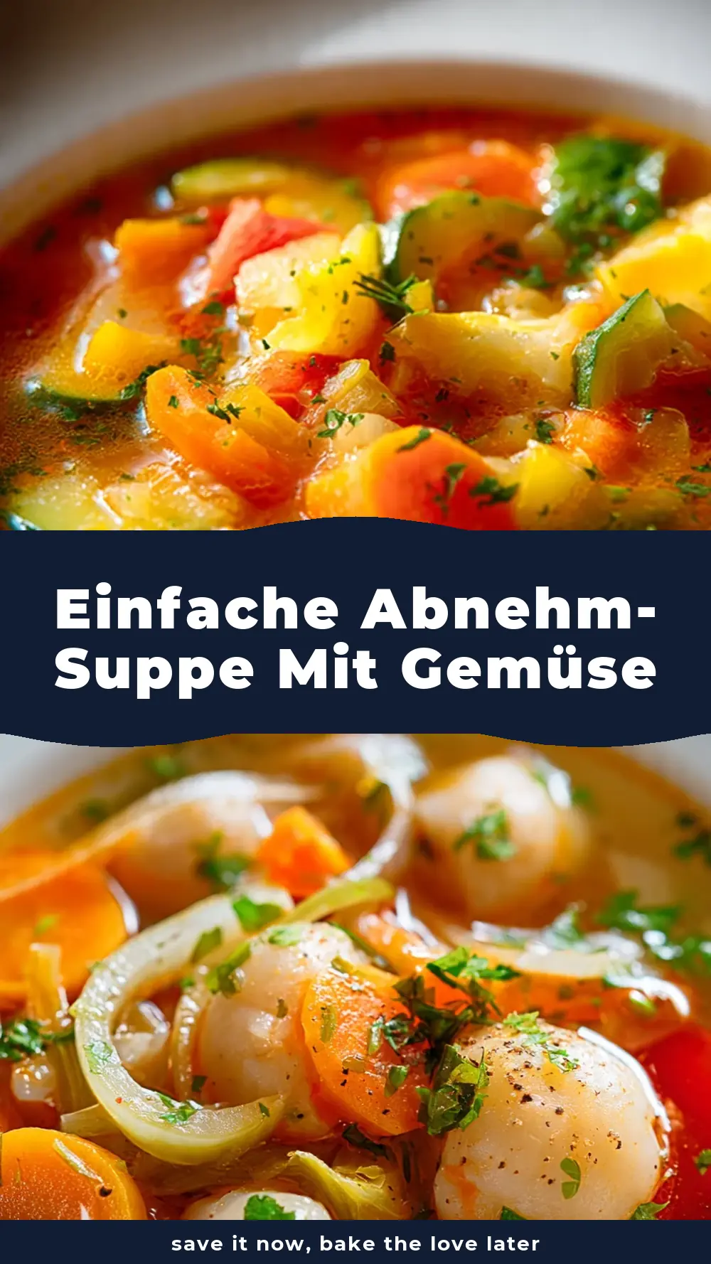 Save Einfache Abnehm-Suppe mit Gemüse to Pinterest