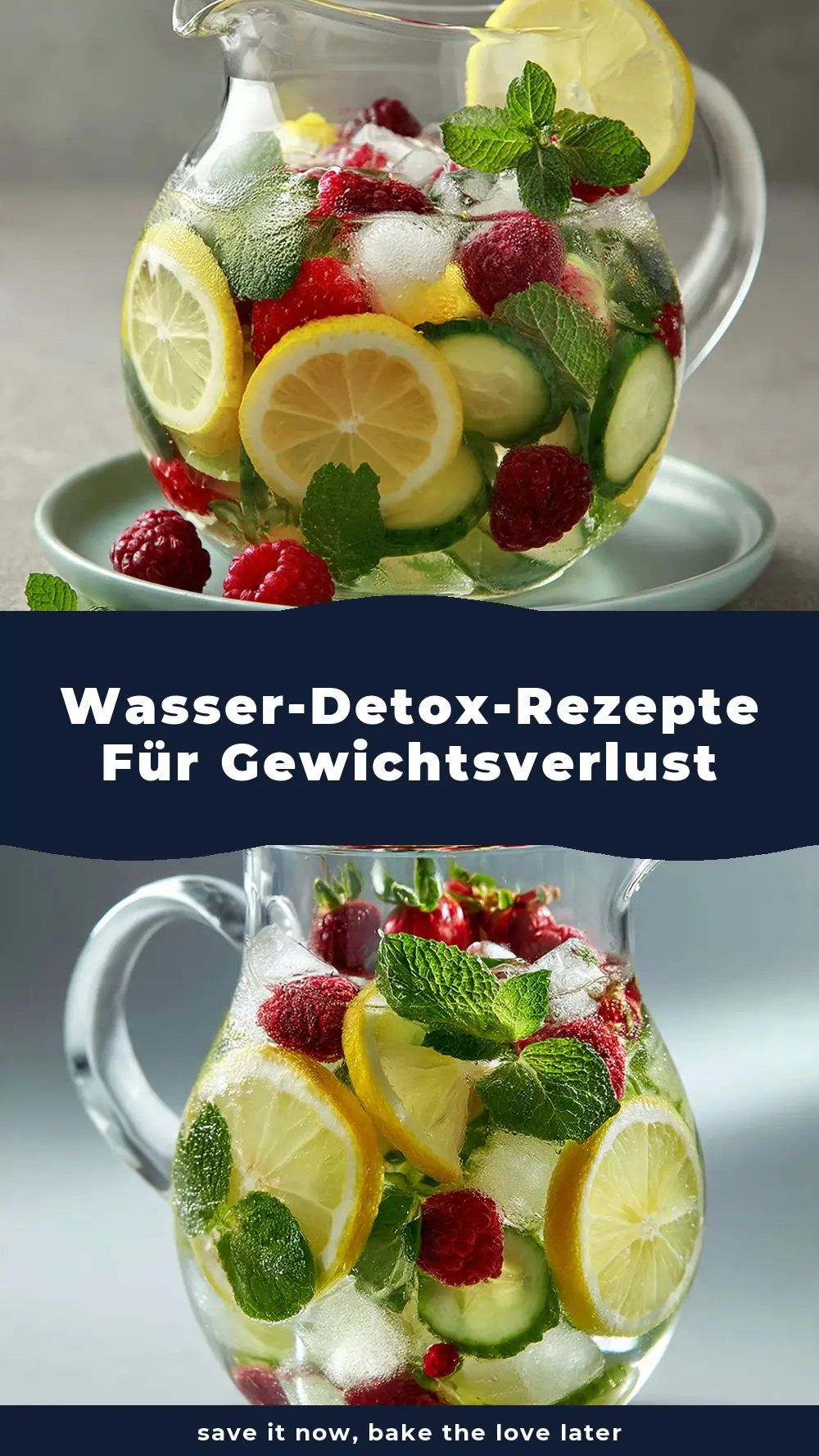 Save Wasser-Detox-Rezepte für Gewichtsverlust to Pinterest