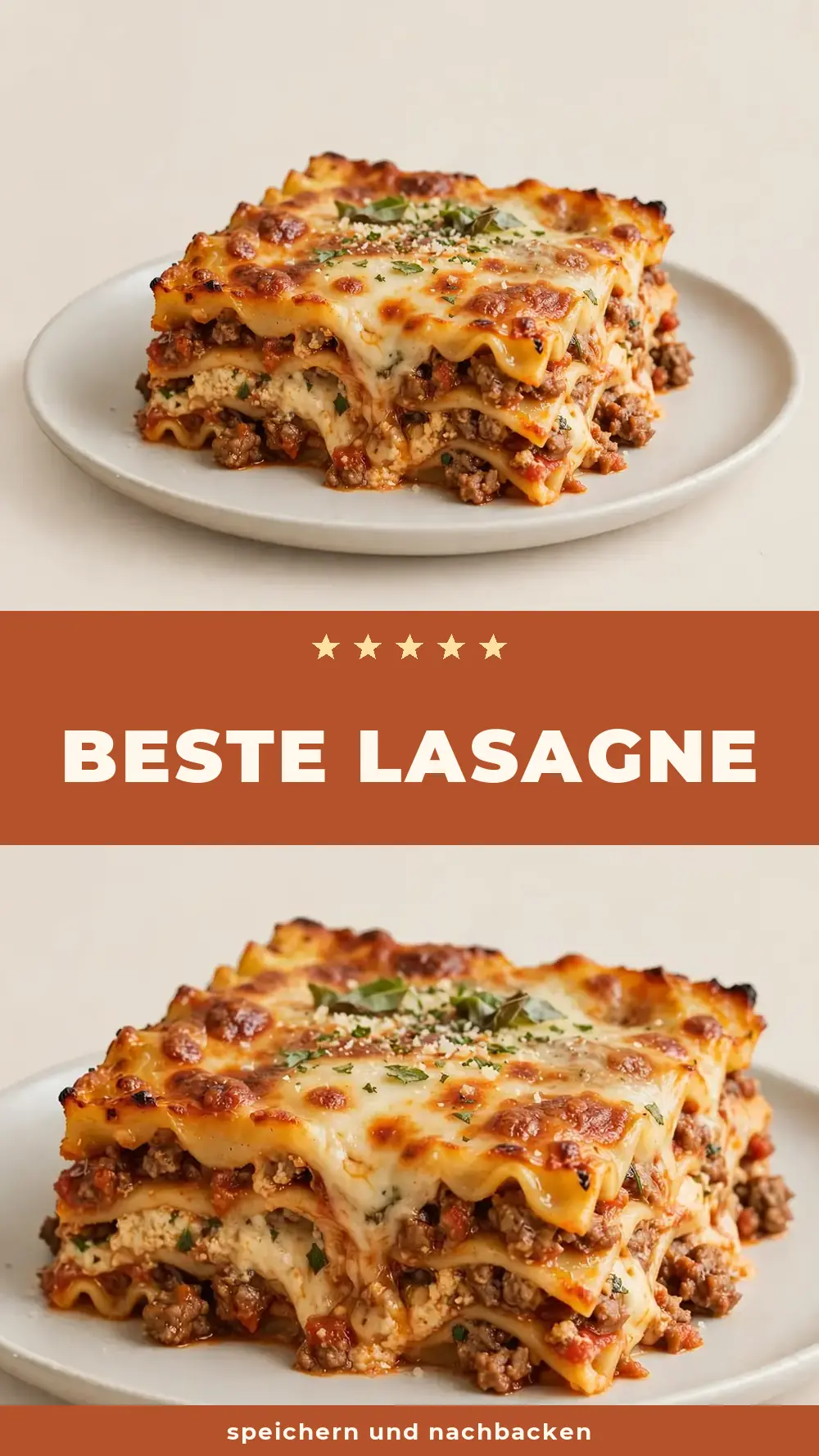 Save Best Lasagna Recipe to Pinterest