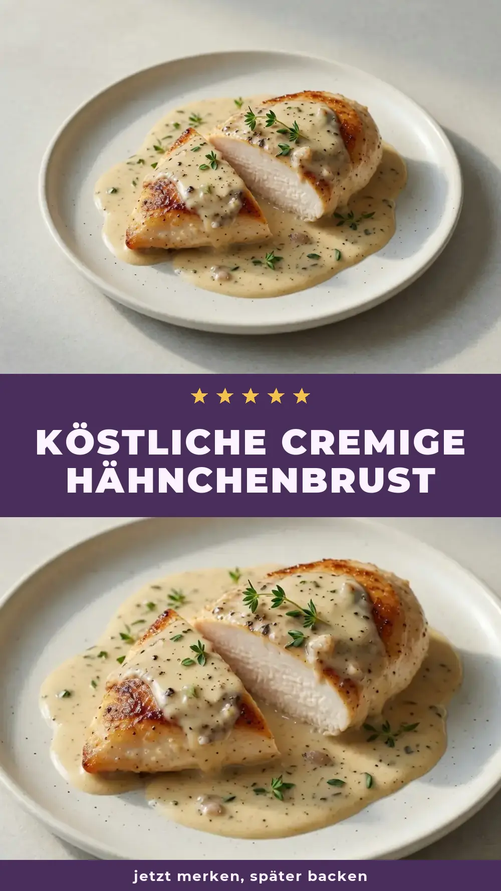 Save Creamy Chicken Breast Recipe to Pinterest