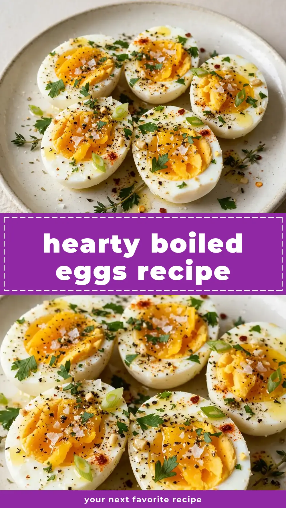 Save Hearty Boiled Eggs Recipe to Pinterest