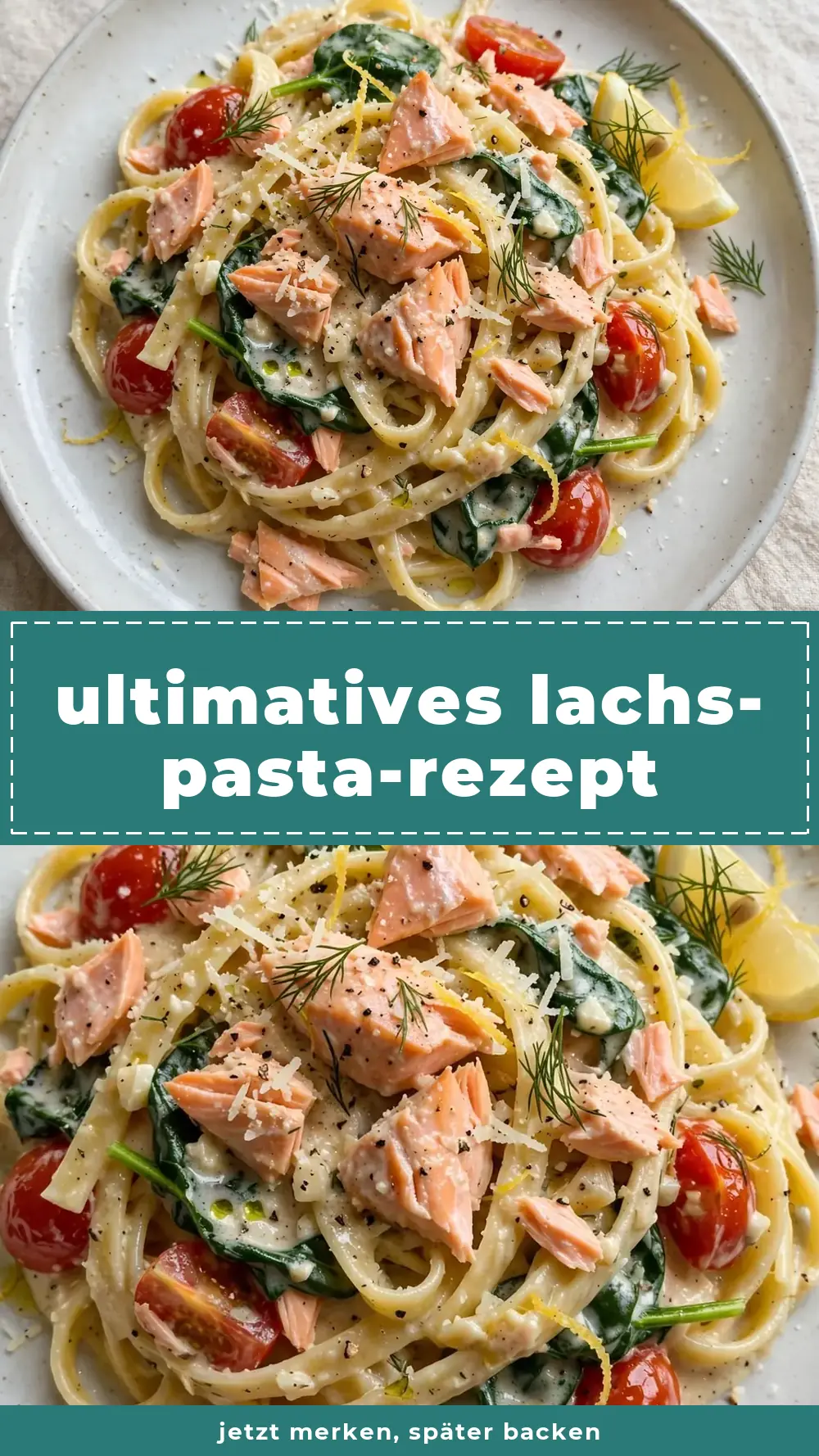 Save Ultimate Salmon Pasta Recipe to Pinterest