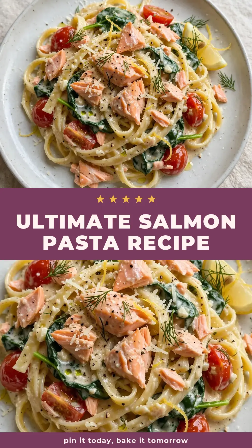 Save Ultimate Salmon Pasta Recipe to Pinterest