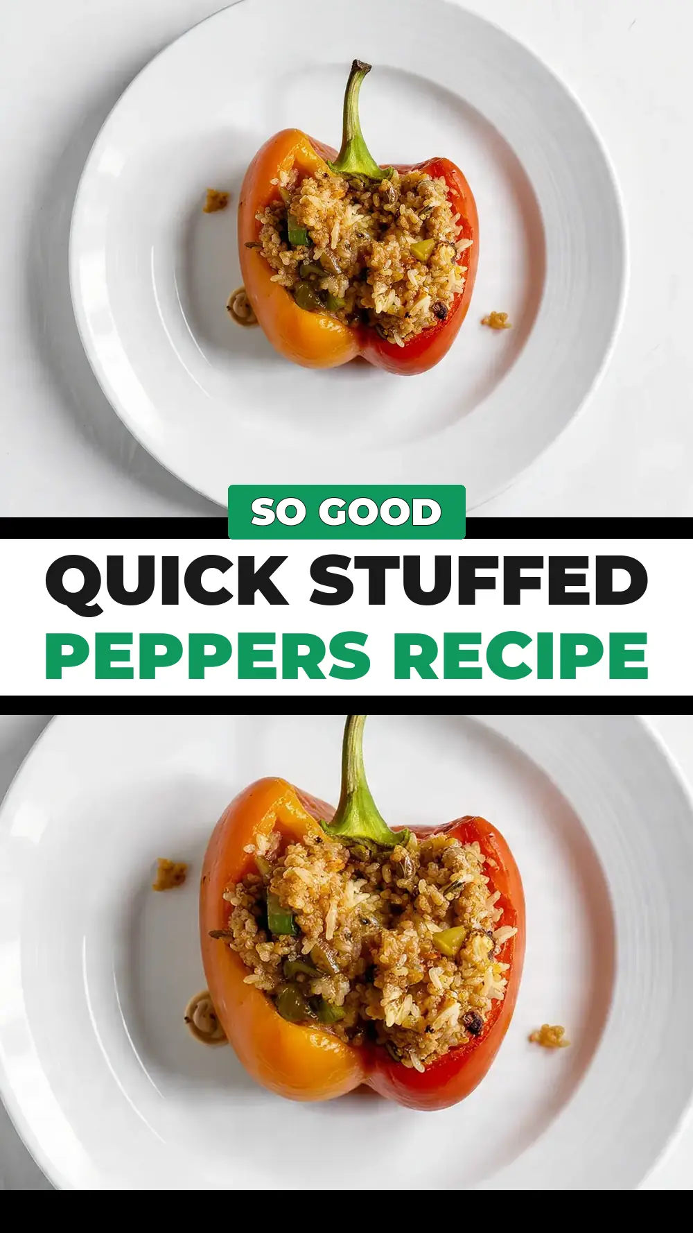 Save Quick Stuffed Peppers Recipe to Pinterest