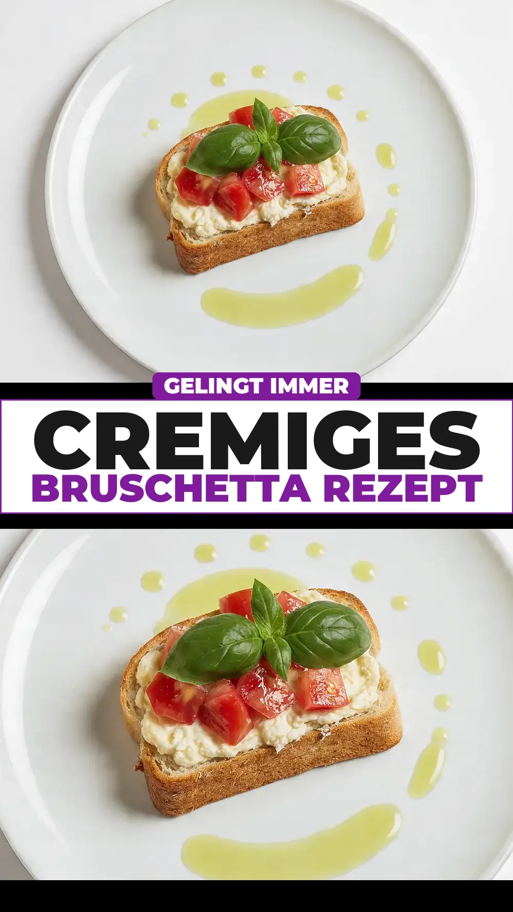 Save Creamy Bruschetta Recipe to Pinterest