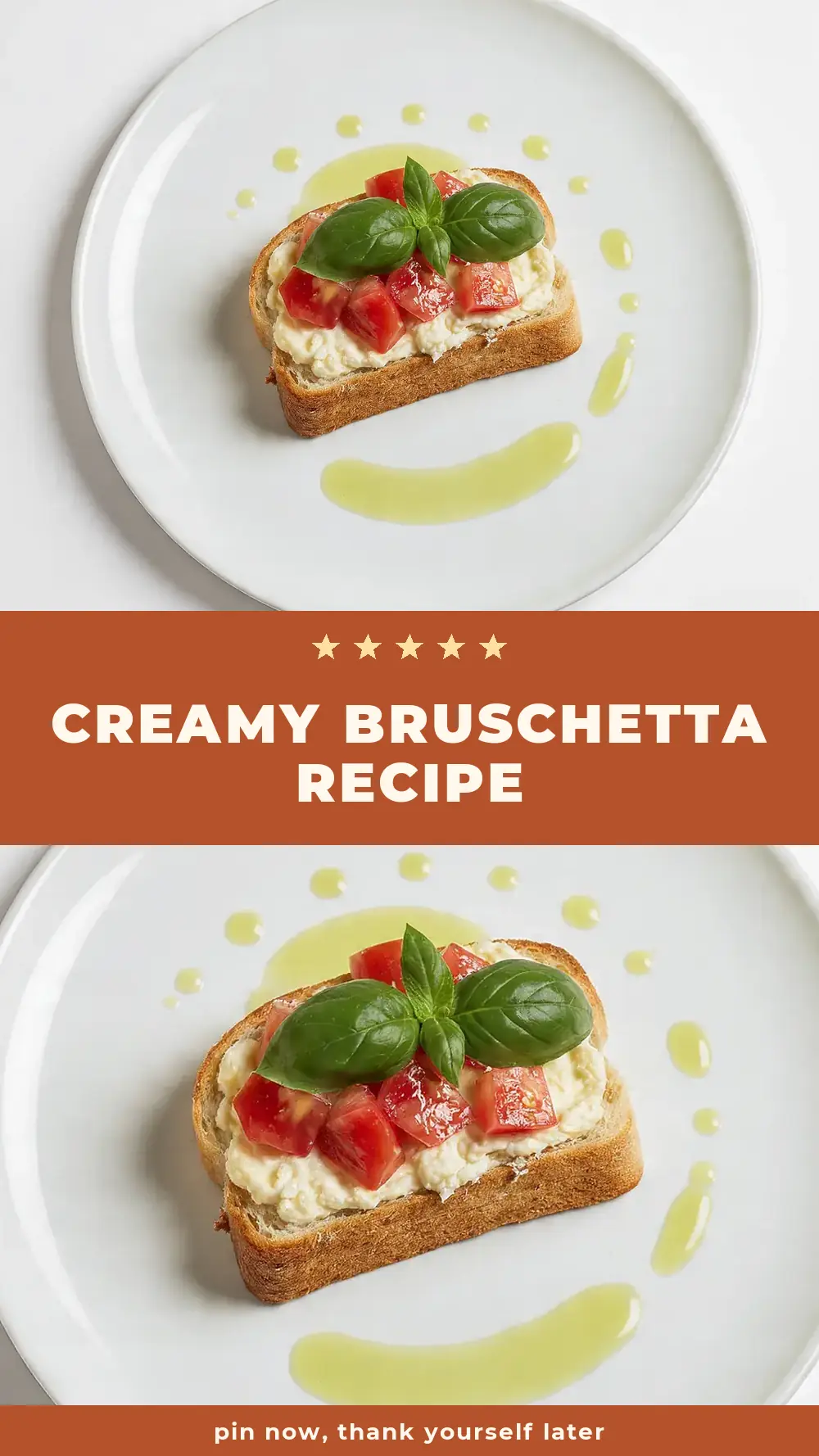 Save Creamy Bruschetta Recipe to Pinterest