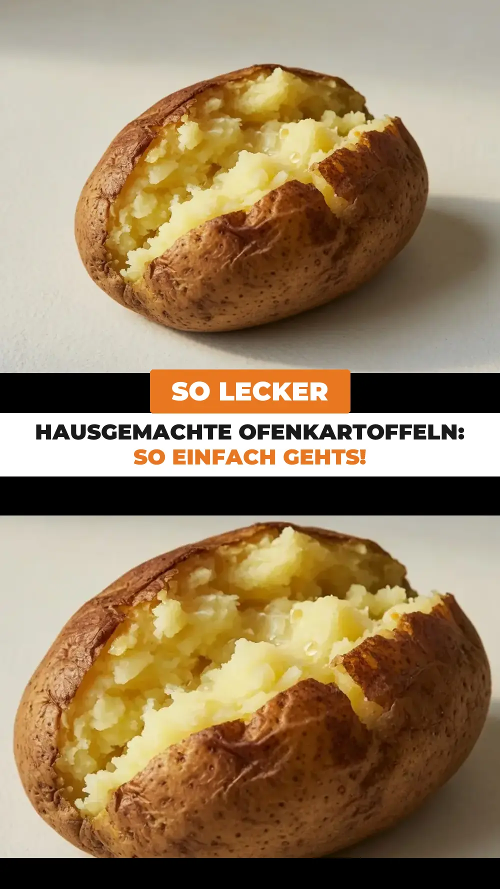 Save Homemade Baked Potatoes Recipe to Pinterest