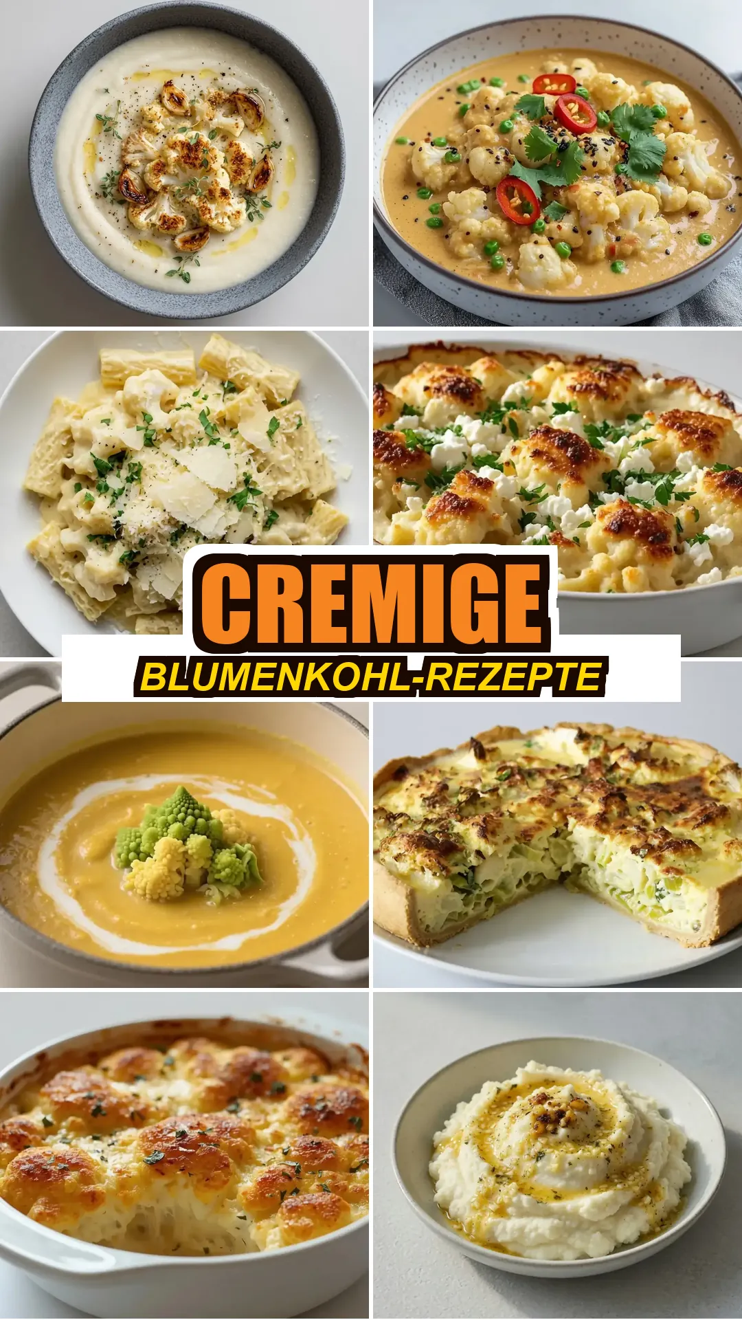 Save Creamy Cauliflower Recipes to Pinterest