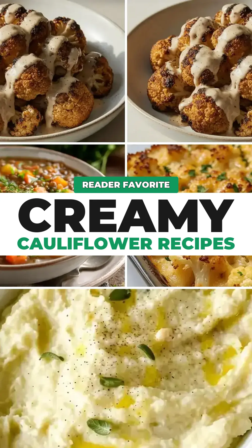 Save Creamy Cauliflower Recipes to Pinterest