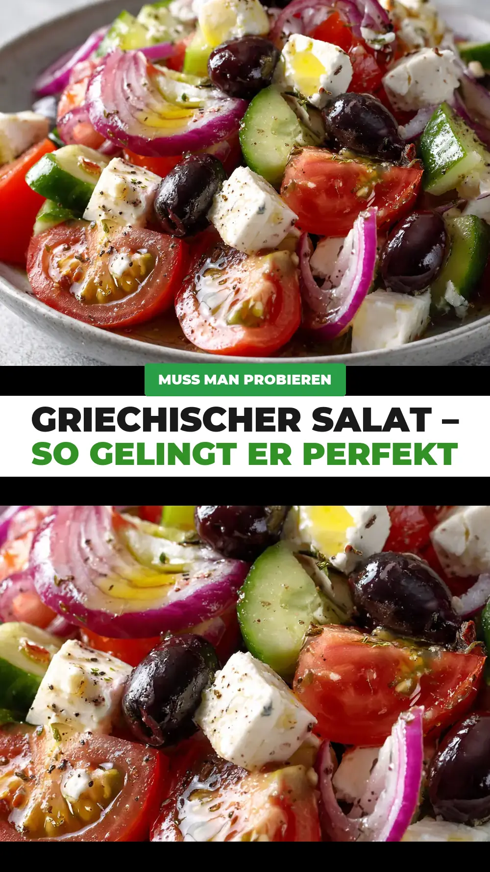 Save Delicious Greek Salad Recipe to Pinterest