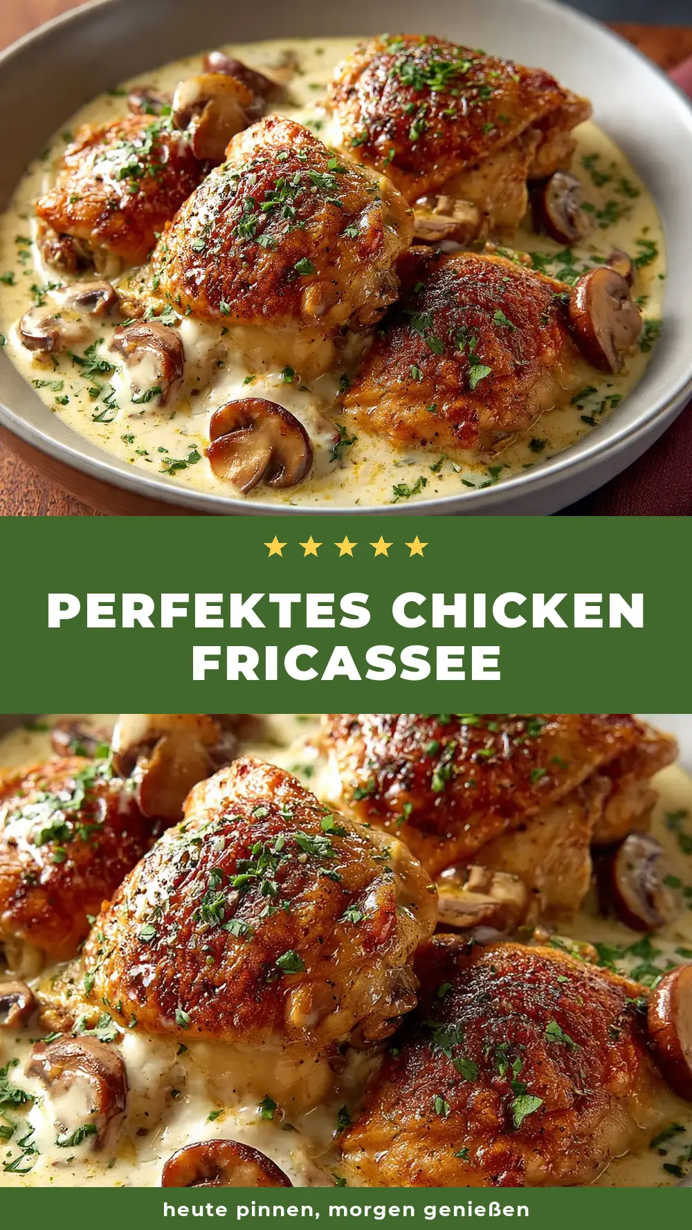 Save Perfect Chicken Fricassee Recipe to Pinterest
