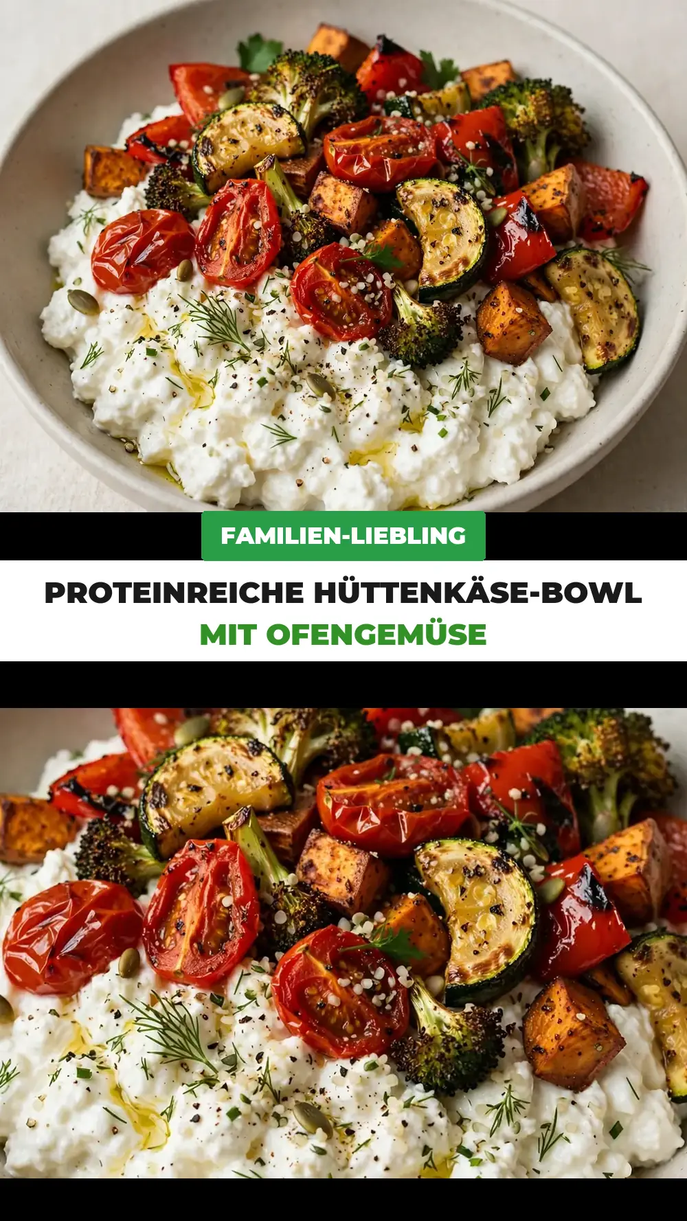Save High-Protein Cottage Cheese Bowl with Roasted Veggies to Pinterest