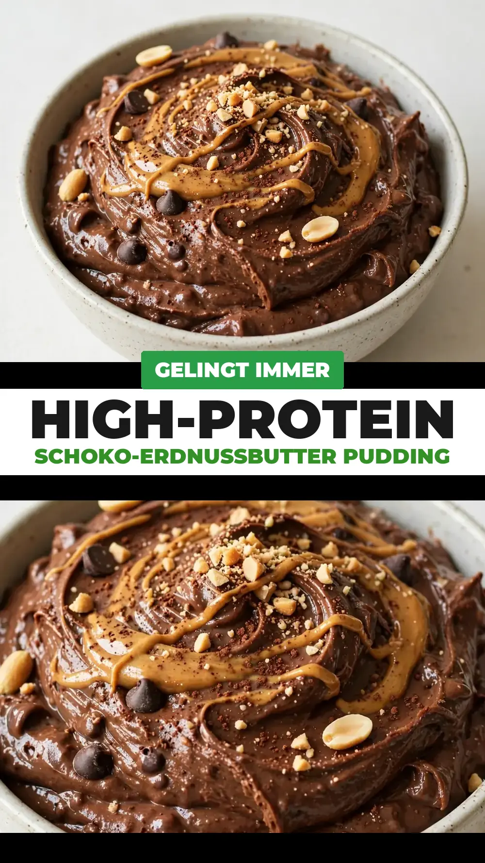 Save High-Protein Chocolate Peanut Butter Protein Pudding to Pinterest