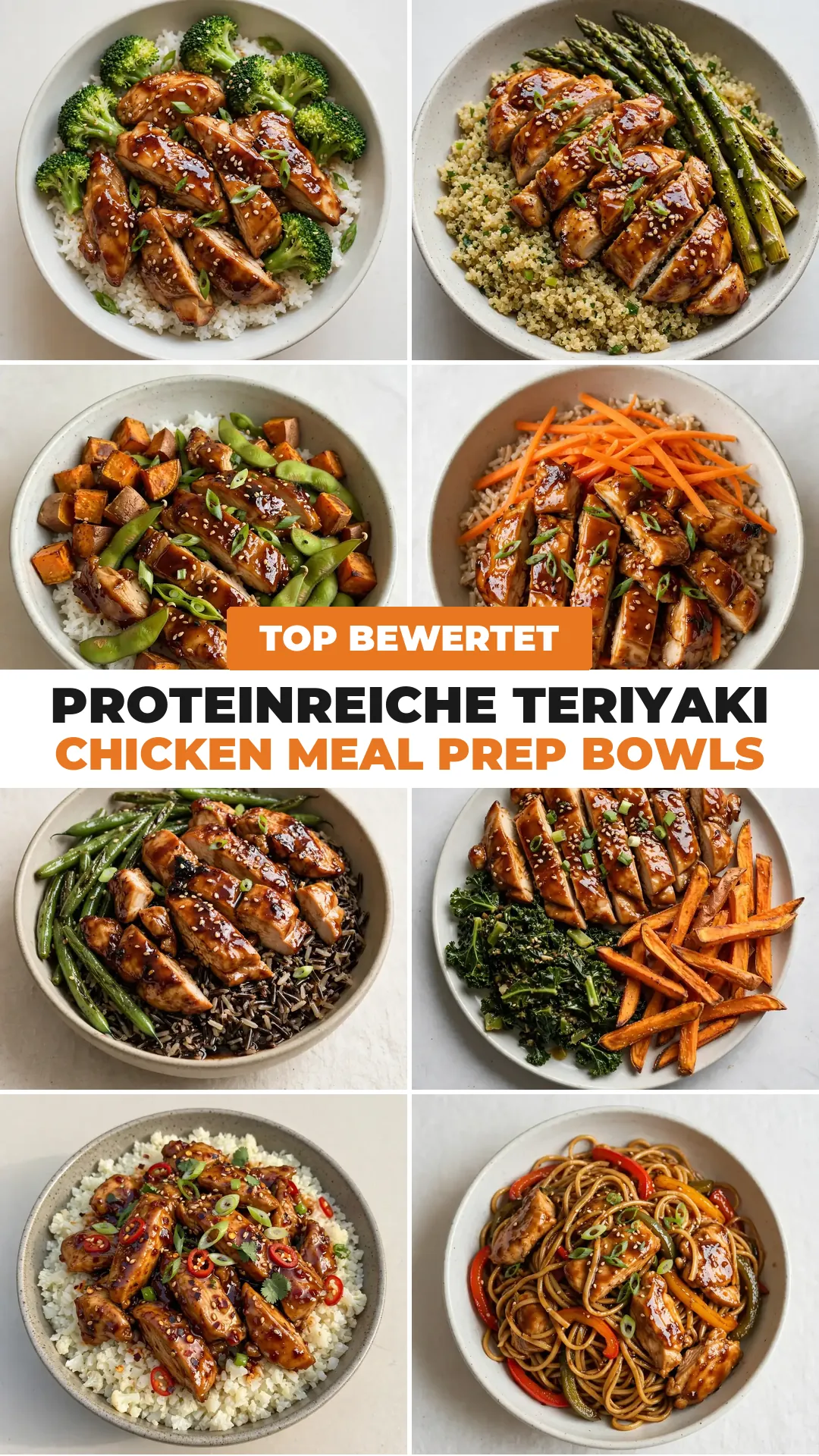 Save High-Protein Teriyaki Chicken Meal Prep Bowls to Pinterest