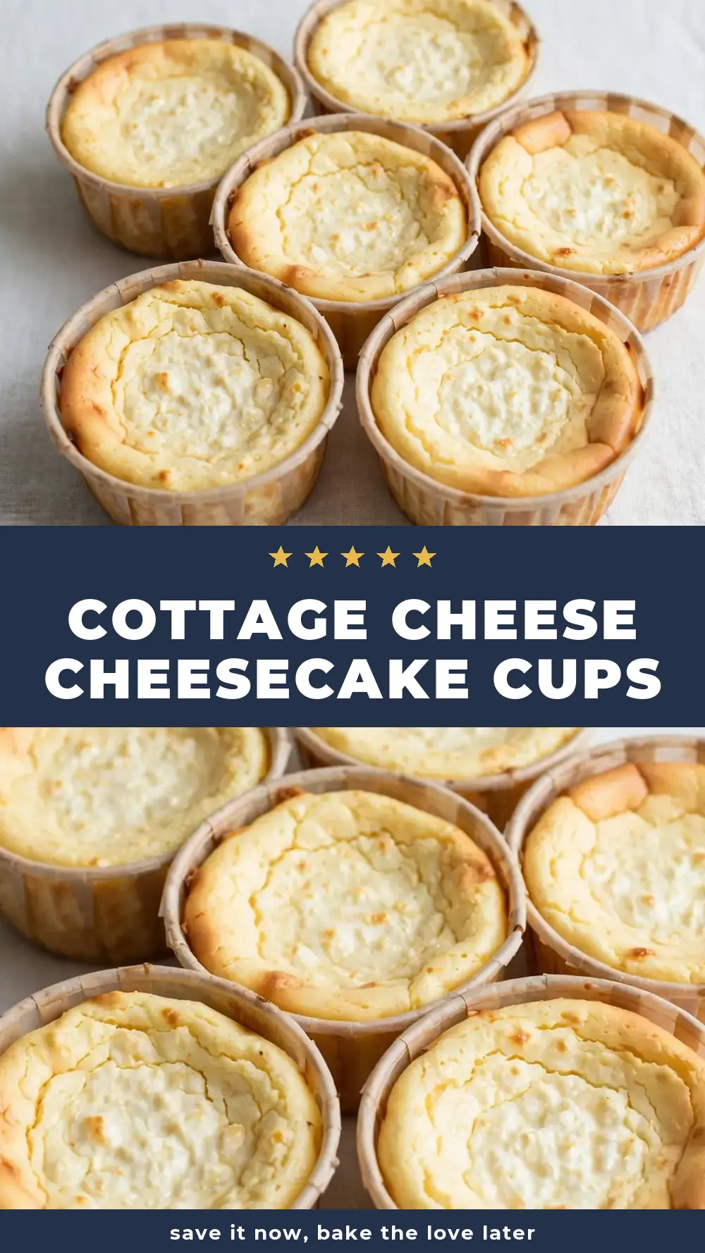 Save Cottage Cheese Cheesecake Cups to Pinterest