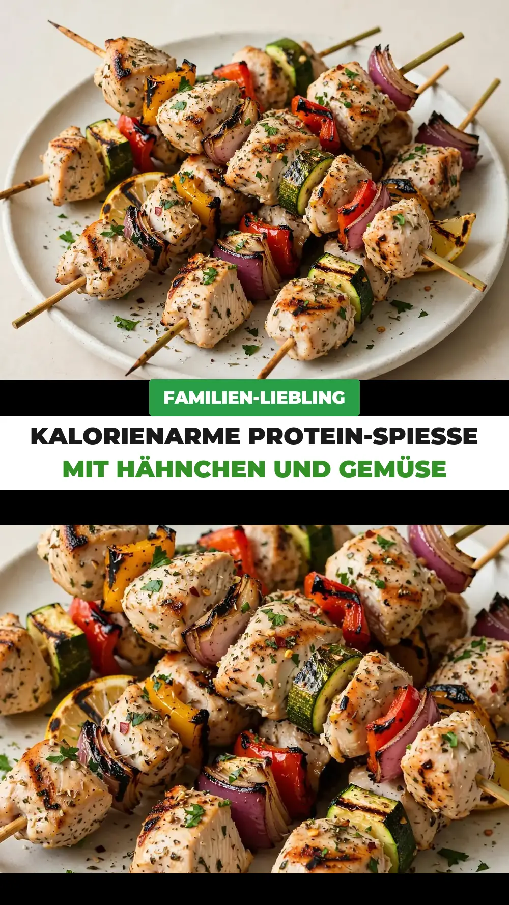 Save Low-Calorie High-Protein Chicken and Vegetable Skewers to Pinterest