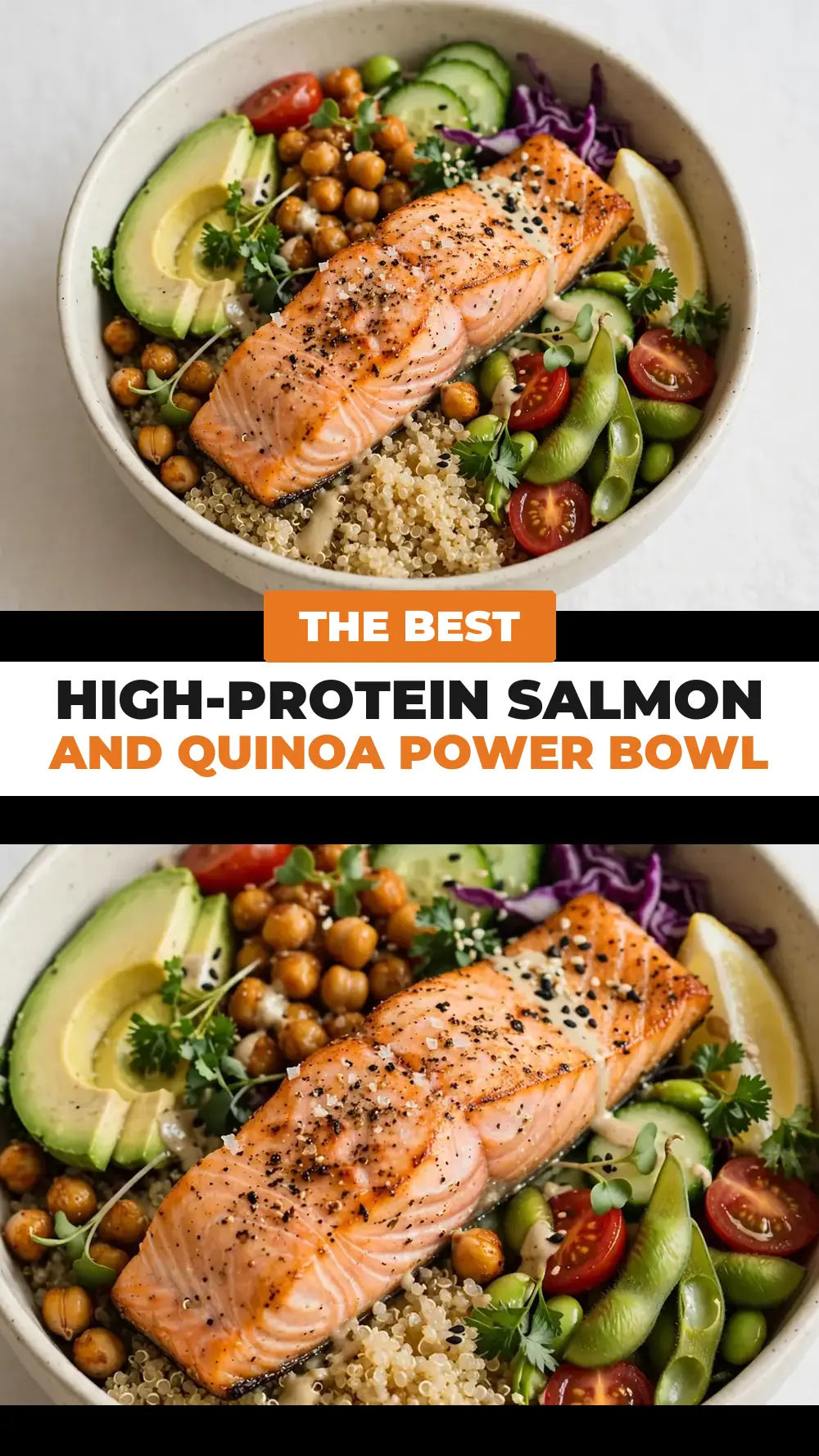 Save High-Protein Salmon and Quinoa Power Bowl to Pinterest