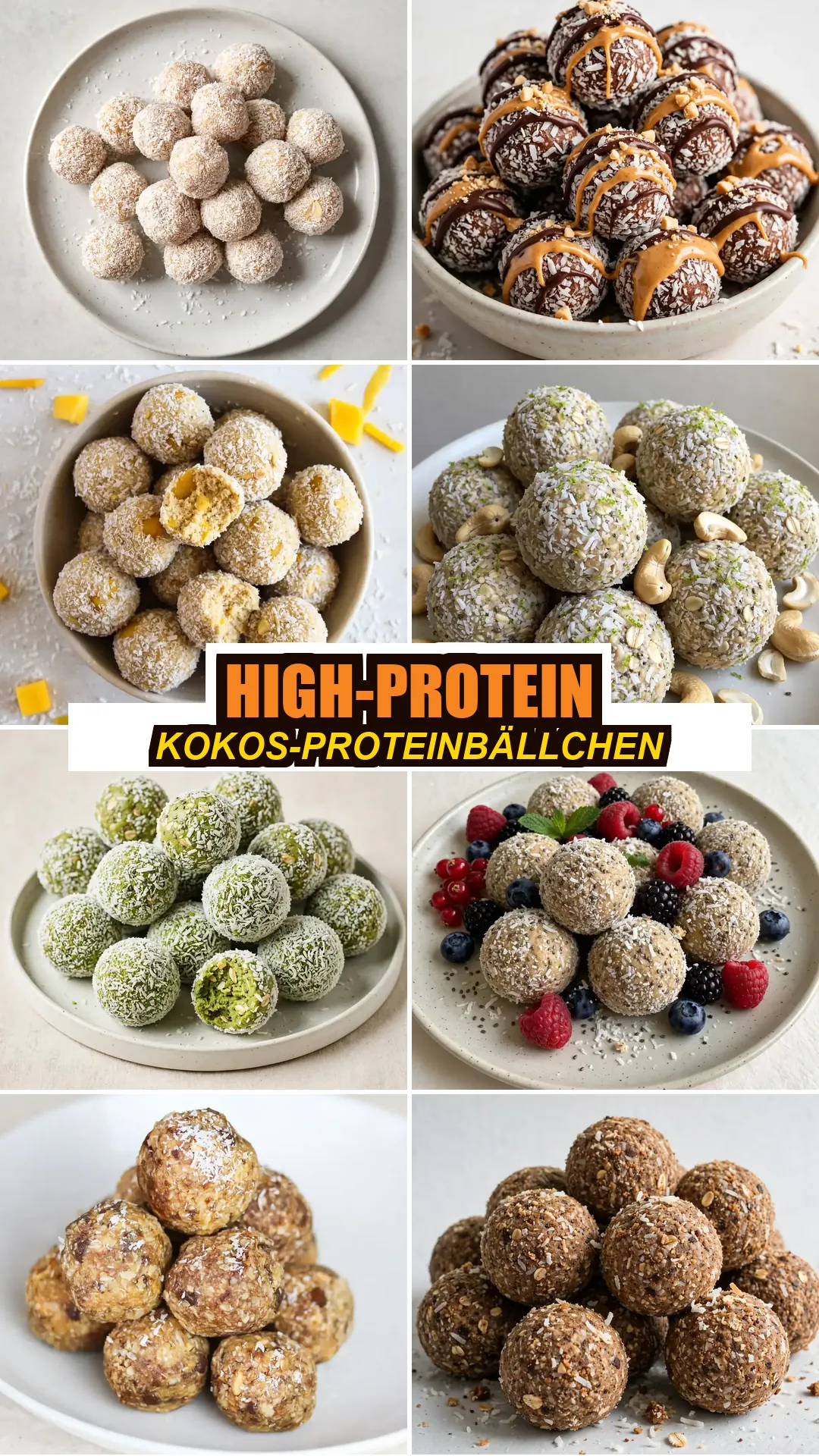 Save High-Protein Coconut Protein Bites to Pinterest