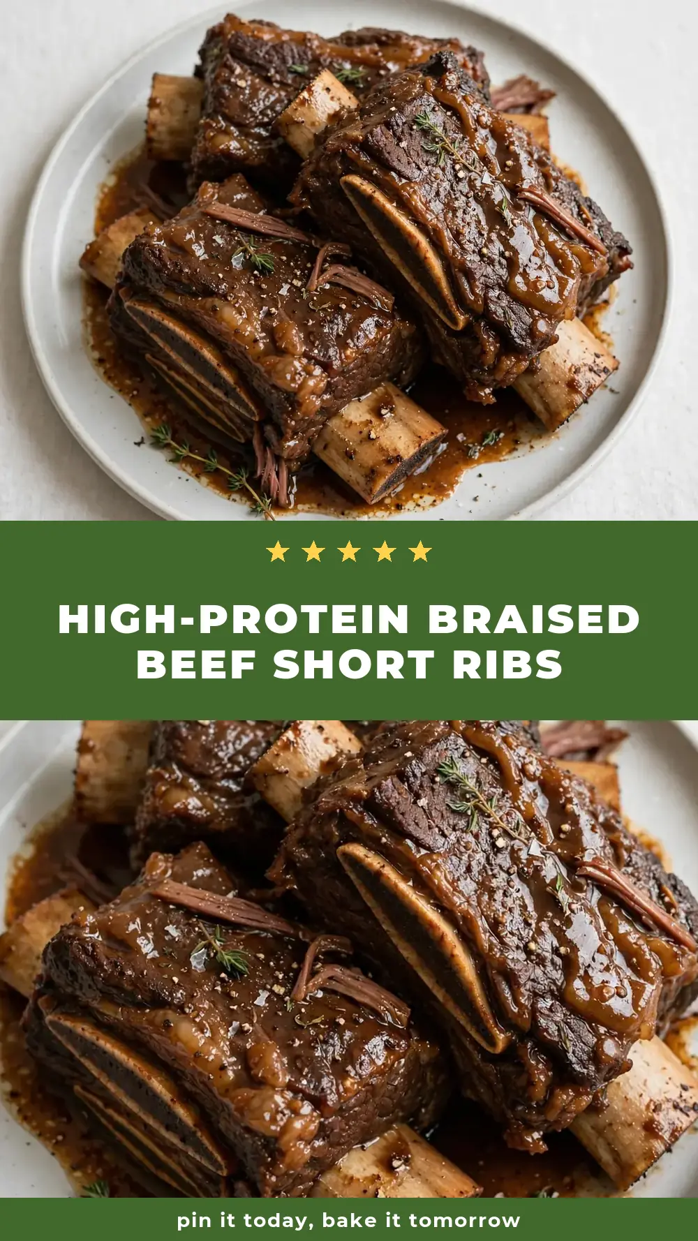 Save High-Protein Braised Beef Short Ribs to Pinterest