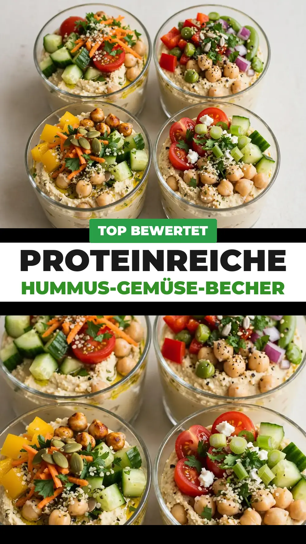 Save High-Protein Hummus and Veggie Cups to Pinterest