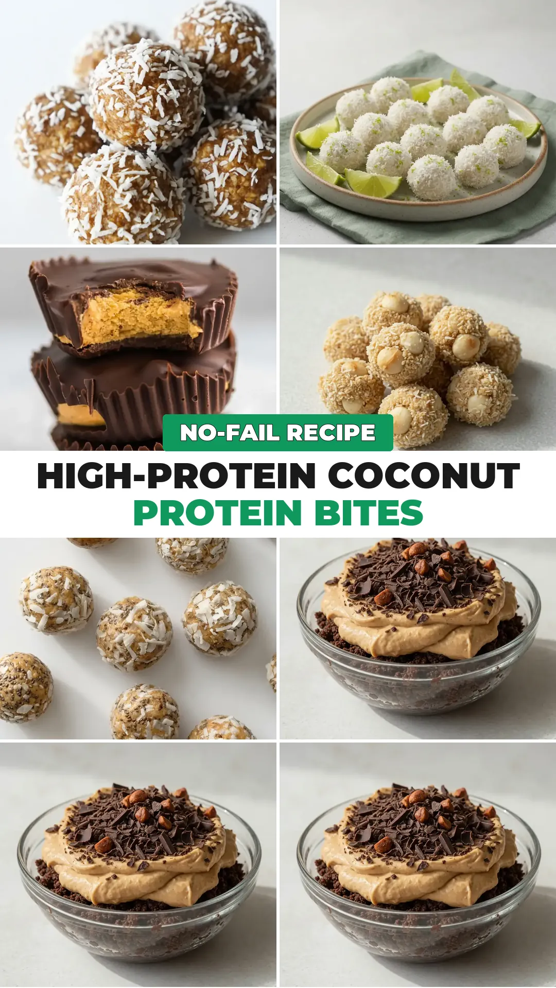 Save High-Protein Coconut Protein Bites to Pinterest