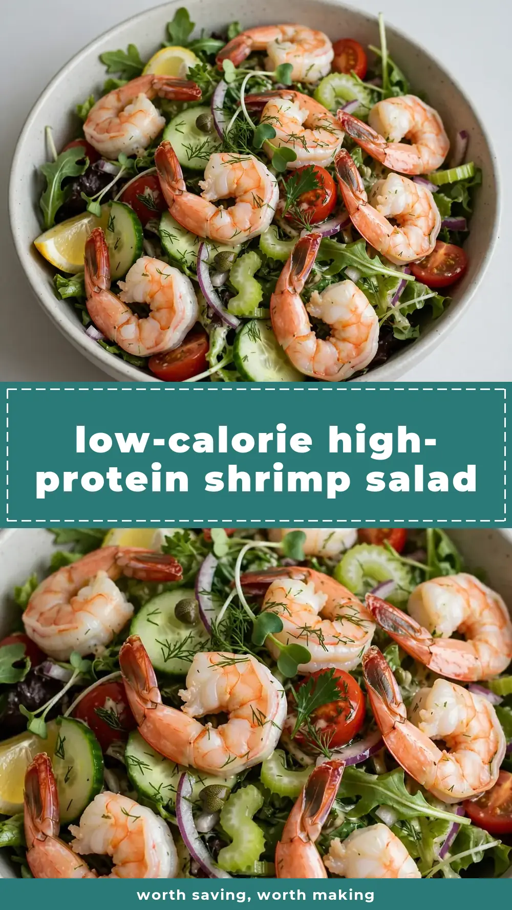Save Low-Calorie High-Protein Shrimp Salad to Pinterest
