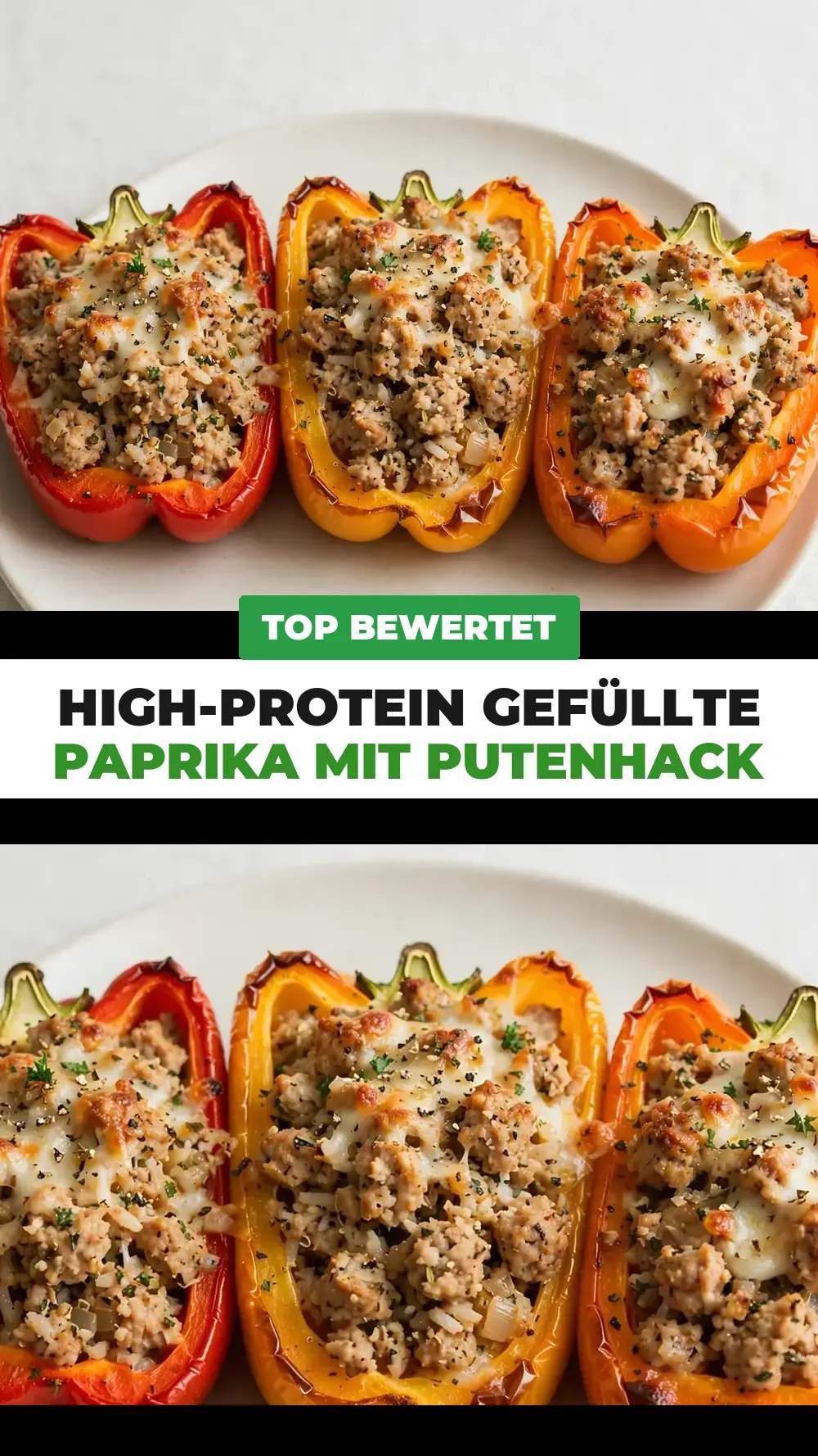 Save High-Protein Stuffed Bell Peppers with Ground Turkey to Pinterest