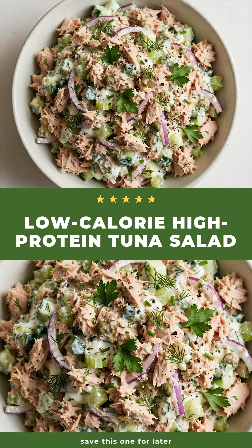 Save Low-Calorie High-Protein Tuna Salad to Pinterest