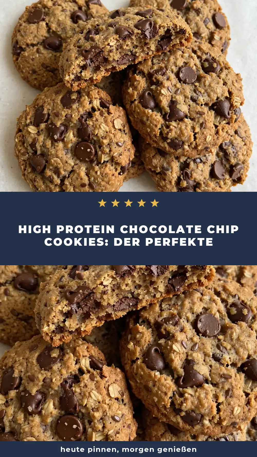 Save High-Protein Chocolate Chip Protein Cookies to Pinterest