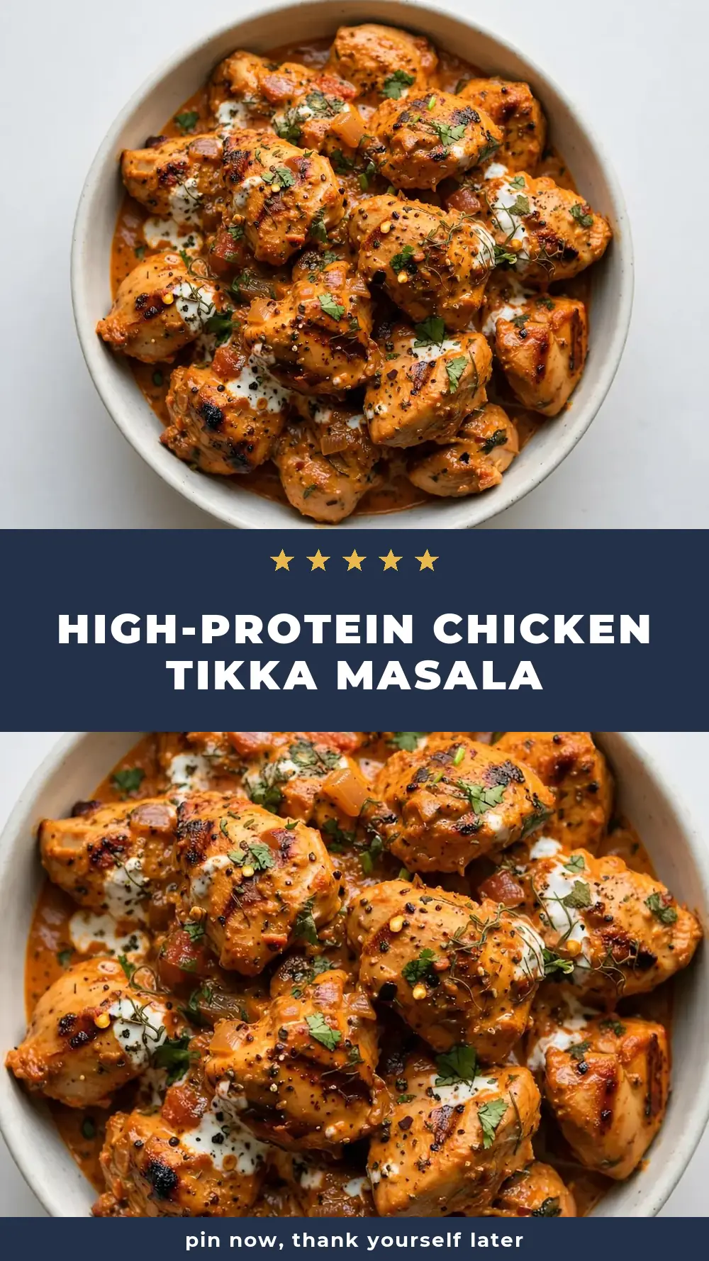 Save High-Protein Chicken Tikka Masala to Pinterest