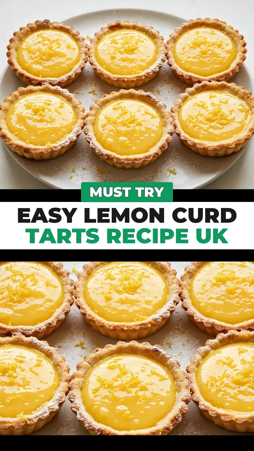 Save easy lemon curd tarts recipe uk to Pinterest